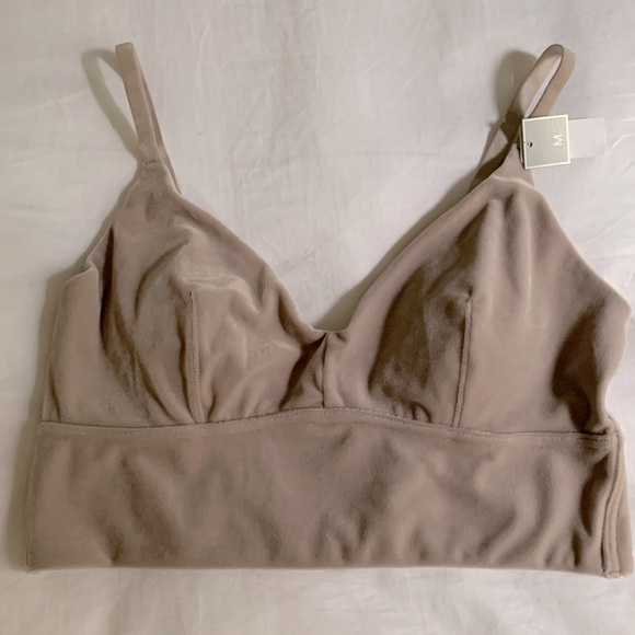 Gap Body Velour Bralette M - Picture 2 of 6